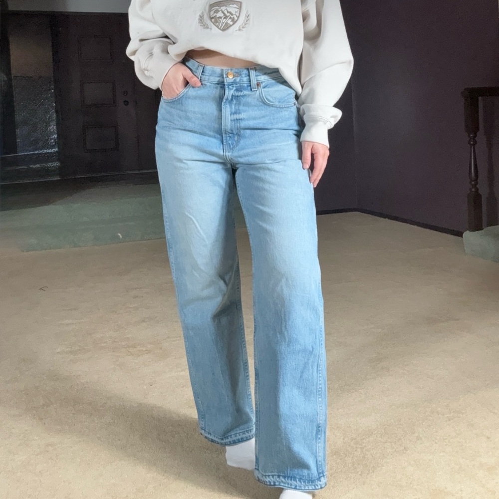 B SIDES‎ jeans light wash straight leg jeans size 28